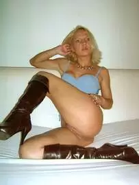 Lovely blonde Magda stripping  photo 5