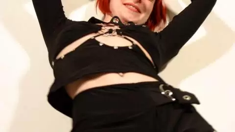 Great redhead Mahylis removing clothes with a black outfit  photo 7