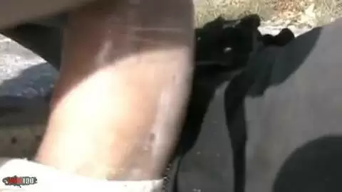 POV fuck in the forest with a little redhead bombshell Mahylis photo 14