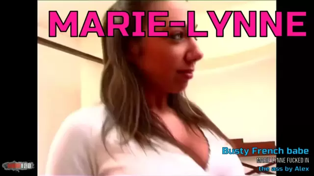 Busty French babe Marie Lynne Fucked in the ass by Alex