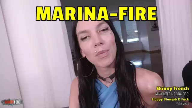 Skinny French Newcomer Marina Fire:...
