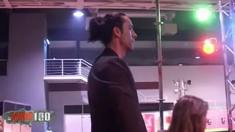 Marlon, fucking live on stage with two hot girls photo 01