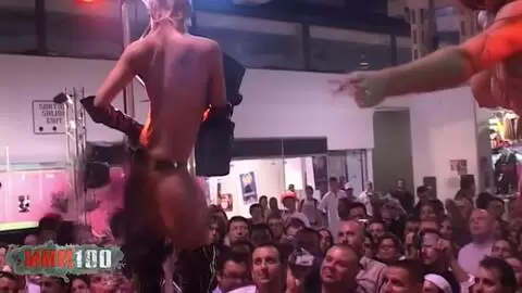 Marlon, fucking live on stage with two hot girls photo 03