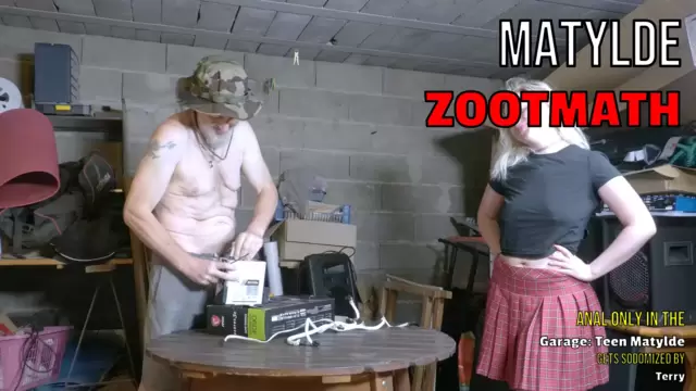 Anal Only in the Garage: Teen Matyl...