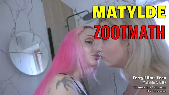 Terry Films Teen Matylde & MILF Victoria in a Bathroom FFM Threesome