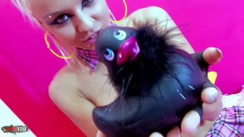 Blonde teen Melody Star stripping and masturbating photo 07