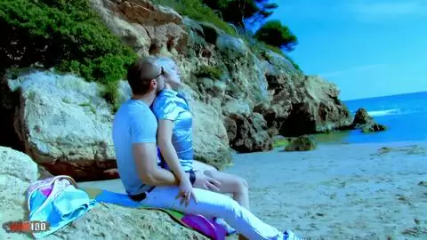 French whore Milky Cooper fucked in the ass at the beach photo 02