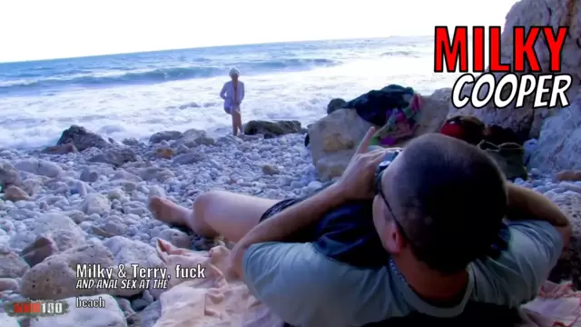 Milky & Terry, fuck and anal sex at the beach