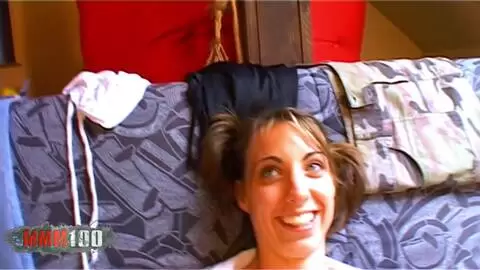 French babe Missguapa trying to insert a very big dildo in her asshole  photo 03