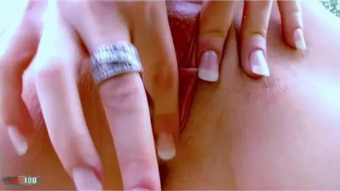 Sexy hot teen in the forest spreading her pussy.... photo 12