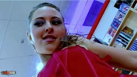 Petite French Moana Mendez's Intense Anal Adventure in a Video Club with Jorge Fernandez photo 04