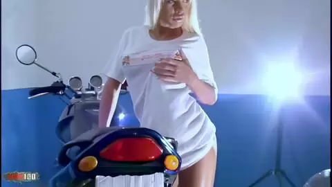 Blonde removing her clothes  photo 07