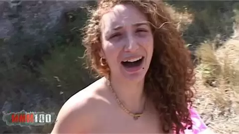 Young spanish redhead Monica Ledesma outdoor fucking - Remastered  photo 12