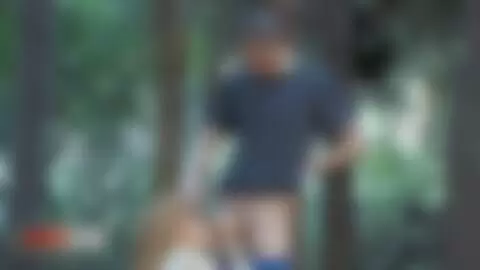 girl sucking her BF in the wood, shoot by a voyeur