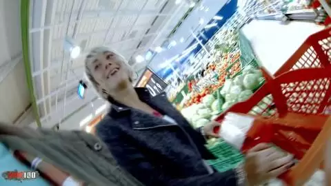 Extreme anal fucking in the kitchen with hot french blonde babe Nicky Wayne photo 01