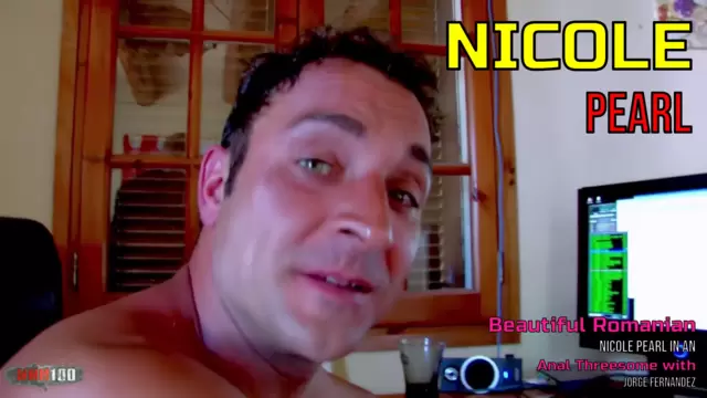 Beautiful Romanian Nicole Pearl in an Anal Threesome with Jorge Fernandez