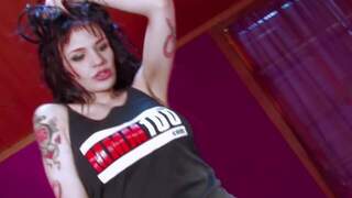 Pornostar brunette with big ti