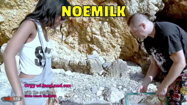Orgy of food and sex with the subli...