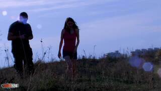 A nice fuck on a public beach 