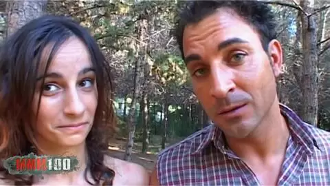 Young latina with round big tits fucked in the woods photo 01