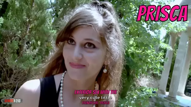 Exterior Sex with the very cute little French Girl  Prisca