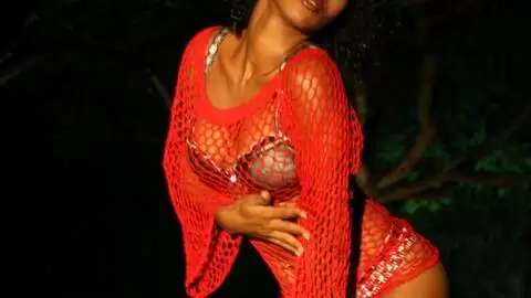 Nice petite black Priska Farel removing clothes  photo 06