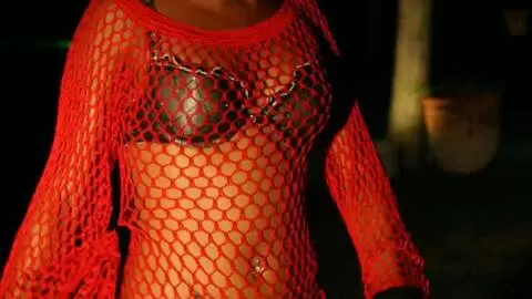 Nice petite black Priska Farel removing clothes  photo 07