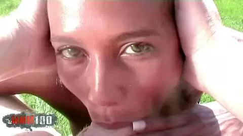 Outdoor anal fuck with my little black maid Priska Farel photo 07