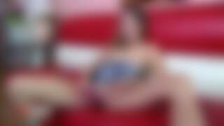 Pretty rebecca face dancing an