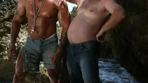 Horny Rob Diesel removing clothes on the beach  photo 15