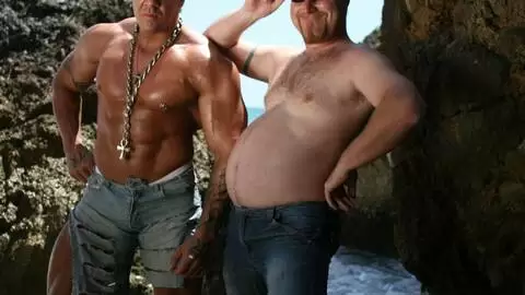 Horny Rob Diesel removing clothes on the beach  photo 16