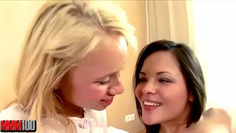 Blonde on brunette lesbian crime  photo 16