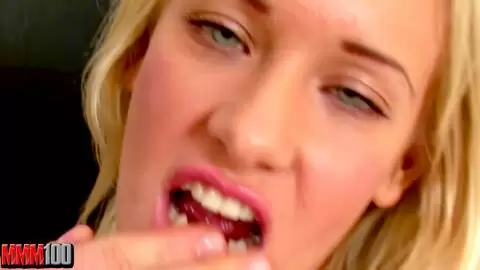 Sweet young russian blonde babe sucking a cock a getting a facial cumshot photo 03