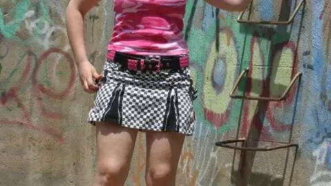 Lovely redhead Sabrina Sweet stripping  photo 1