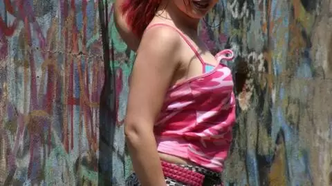 Lovely redhead Sabrina Sweet stripping  photo 14