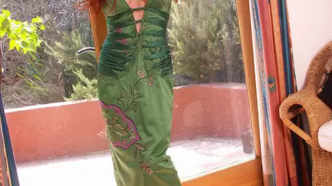 Nice MILF redhead with big tits Shannon Kelly doing a strip  photo 13