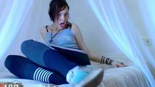 Lovely little brunette silvia 