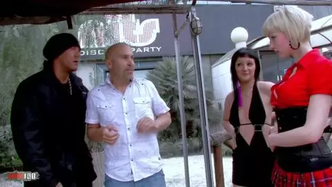 Brutal sex orgy in a Barcelona's night club photo 01