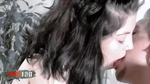 Beautiful Spanish brunette Sonia Sanchez sucks amateur actor's cock photo 02