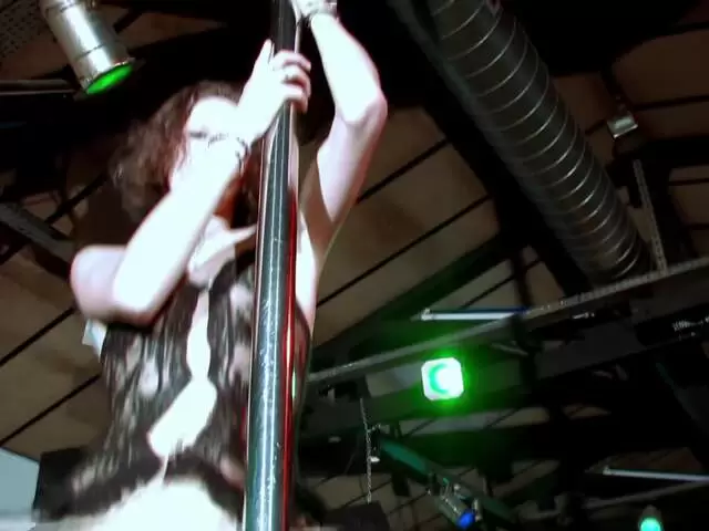 Pretty brunette Sophie Land doing a hot striptease  photo 5