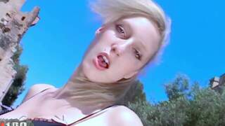 The beautiful french blonde st