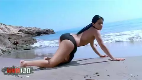 Pretty Susana Abril getting naked by the sea  photo 14