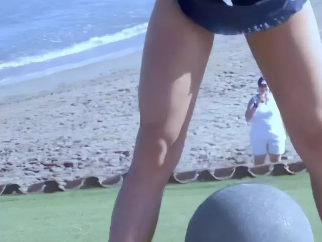 Nice petite Czech blonde Suzana flashing on a public street photo 15