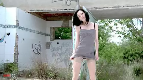 Pretty brunette Tania Kiss getting naked  photo 02