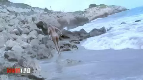 Horny Thais Jebi doing a hot striptease by the sea  photo 03