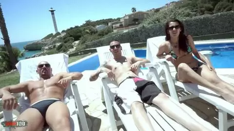 Bryan fucks Tiina K a young Finnish girl in a luxury villa photo 01