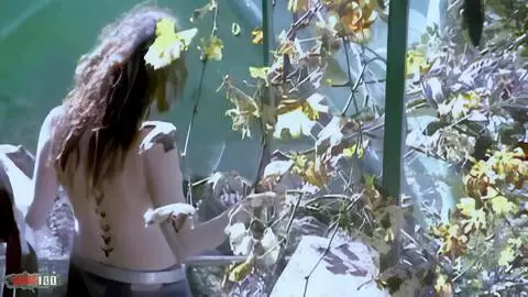 The young Spanish amateur Tina, naked outdoors photo 14