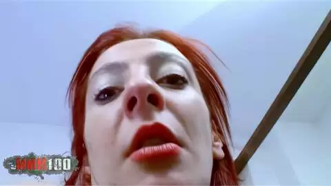 Horny mature redhead Ursula stripping in the bedroom  photo 07