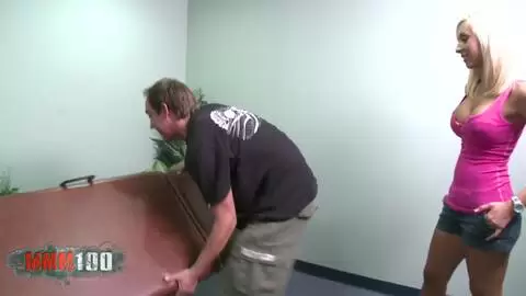 Will Powers fucks hot busty blonde Jessica Lynn with his big cock photo 01