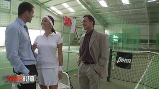 Lea magic fucked in both holes